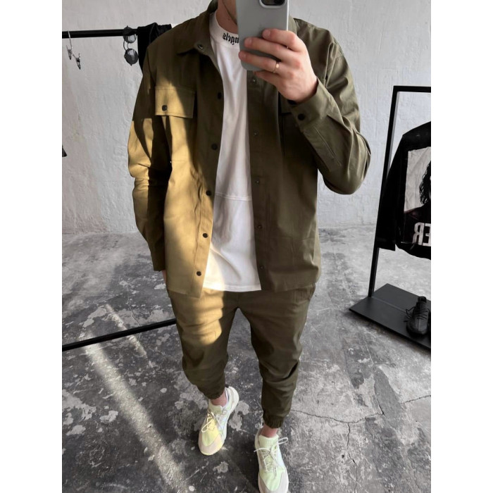 Oversize костюм з цупкого котону