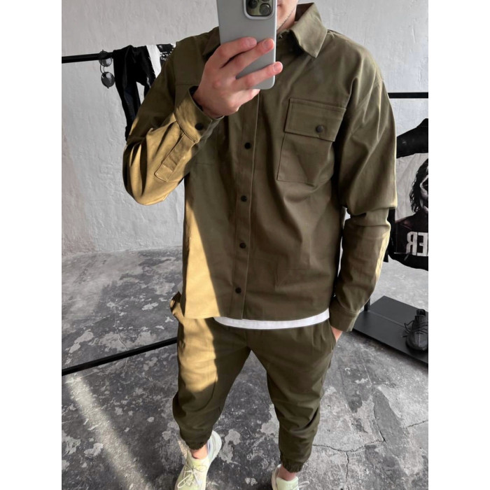 Oversize костюм з цупкого котону