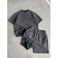 Oversize костюм з вивареної тканини