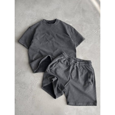 Oversize костюм з вивареної тканини