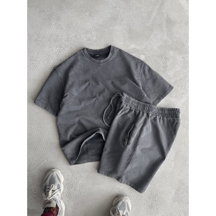 Oversize костюм з вивареної тканини
