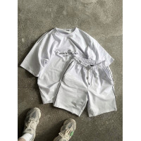 Літній oversize костюм з надписом