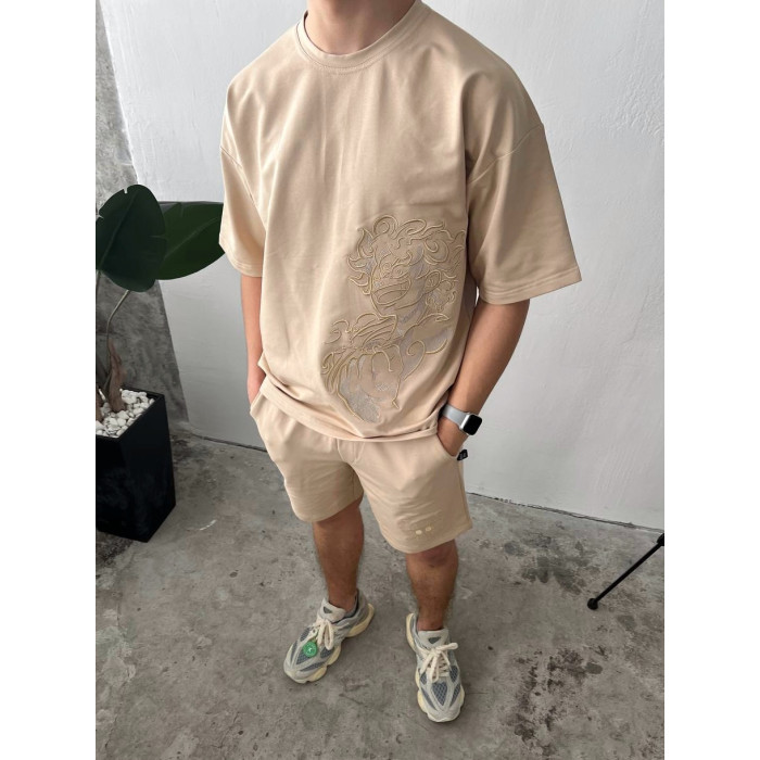 Oversize костюм з вишивкою