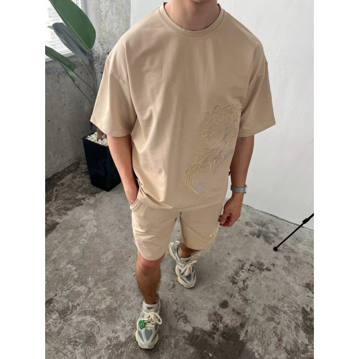 Oversize костюм з вишивкою