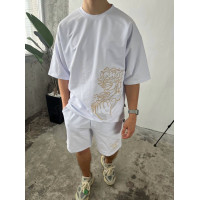 Oversize костюм з вишивкою