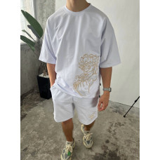 Oversize костюм з вишивкою