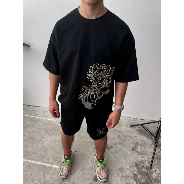 Oversize костюм з вишивкою