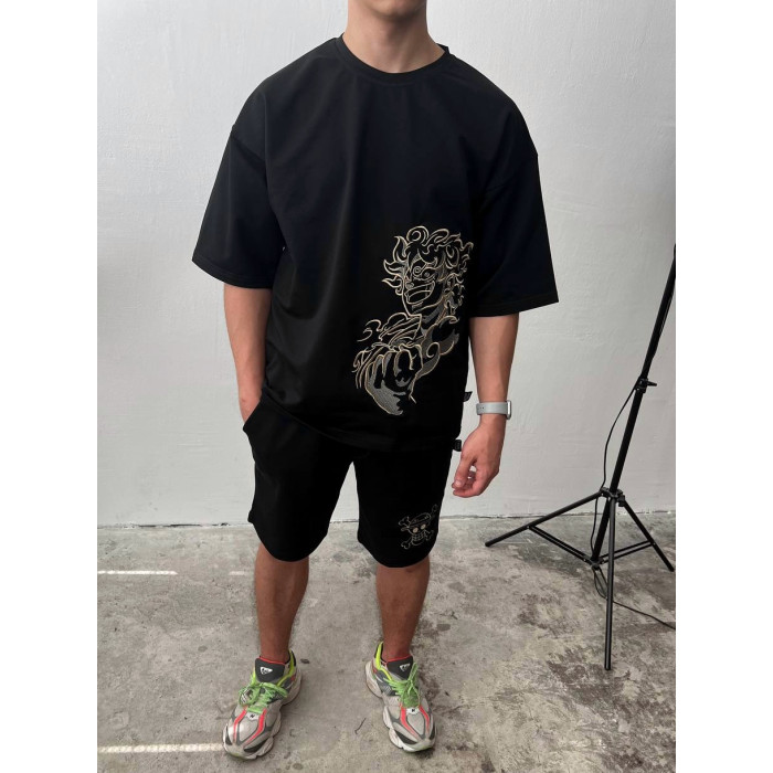 Oversize костюм з вишивкою