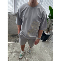 Oversize костюм з вишивкою