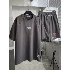 Oversize костюм з принтом