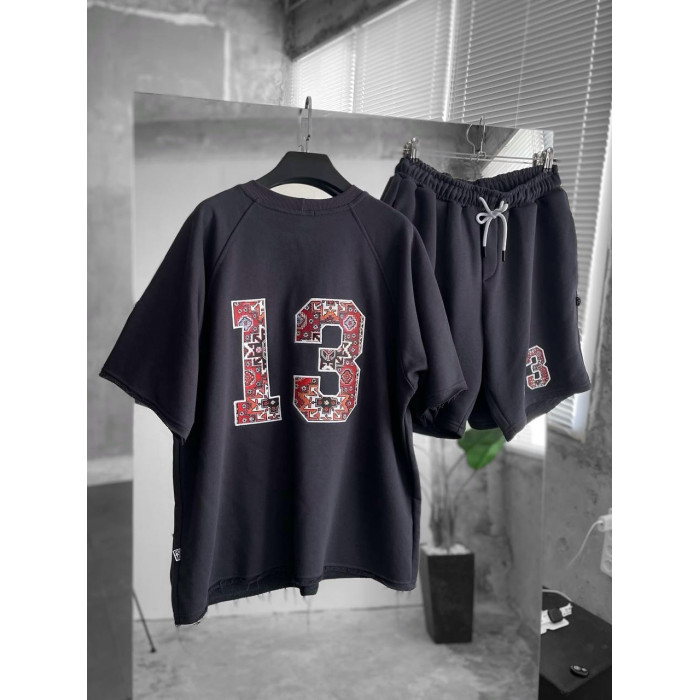 Oversize костюм з принтом