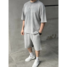 Oversize костюм з вивареної тканини