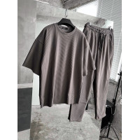Літній oversize костюм у рубчик