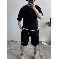Літній oversize костюм з вишивкою