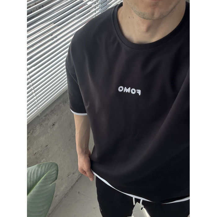Літній oversize костюм з вишивкою