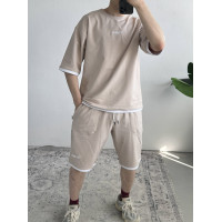 Літній oversize костюм з вишивкою