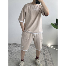 Літній oversize костюм з вишивкою