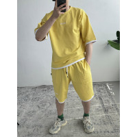 Літній oversize костюм з вишивкою
