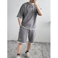 Літній oversize костюм з вишивкою