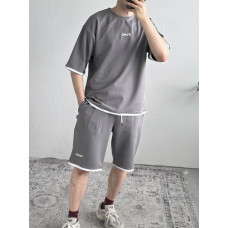 Літній oversize костюм з вишивкою