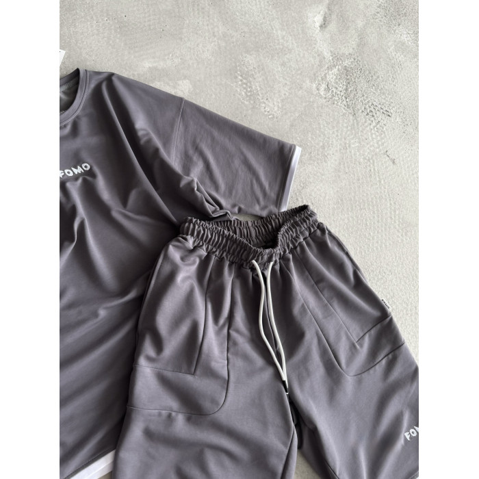 Літній oversize костюм з вишивкою