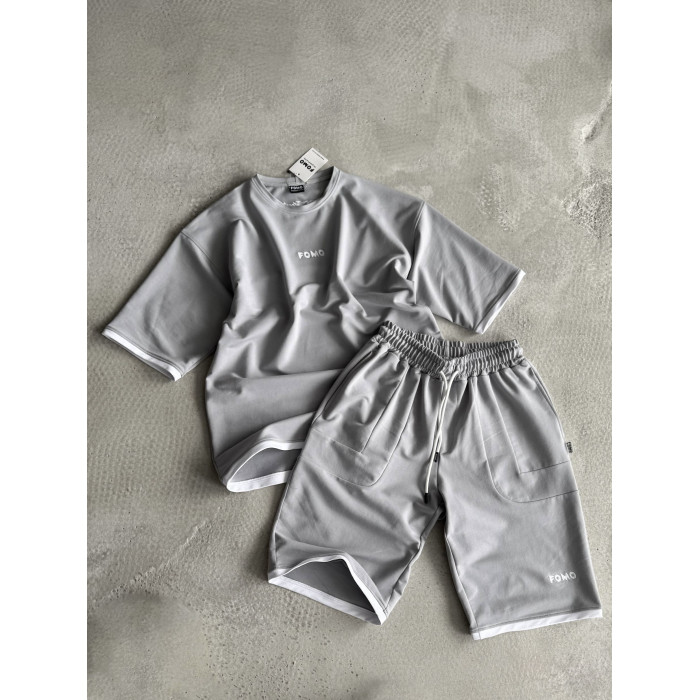 Літній oversize костюм з вишивкою