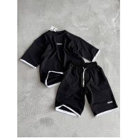 Літній oversize костюм з вишивкою