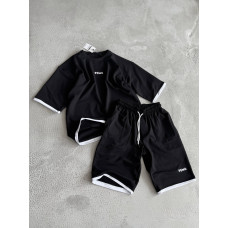 Літній oversize костюм з вишивкою