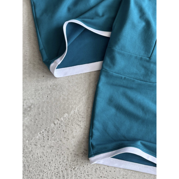 Літній oversize костюм з вишивкою