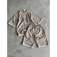 Літній oversize костюм з вишивкою