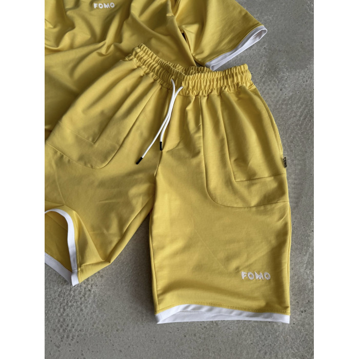 Літній oversize костюм з вишивкою