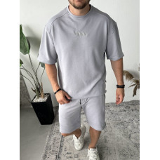 Oversize костюм з вишивкою