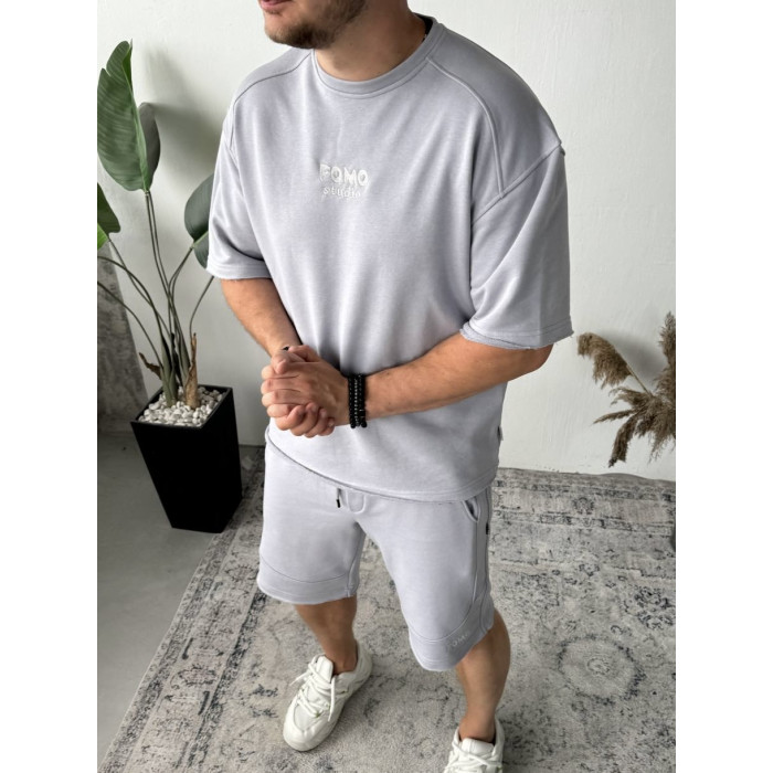Oversize костюм з вишивкою