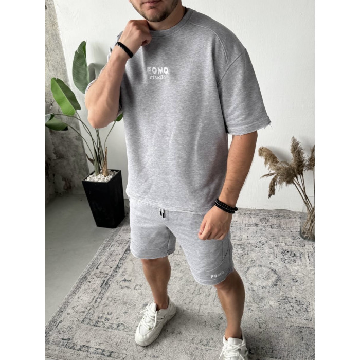 Oversize костюм з вишивкою