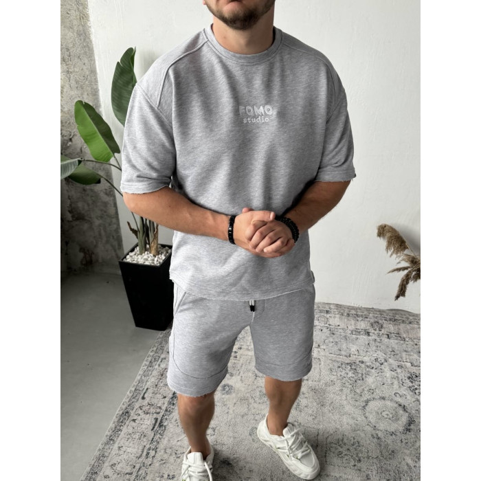 Oversize костюм з вишивкою