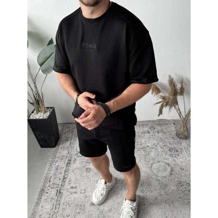 Oversize костюм з вишивкою