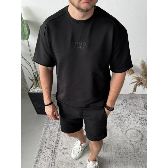 Oversize костюм з вишивкою