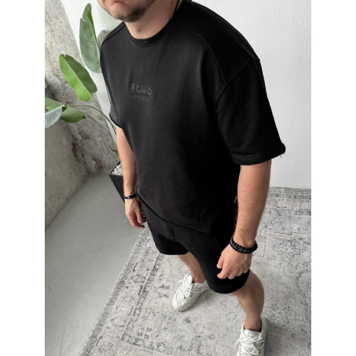 Oversize костюм з вишивкою