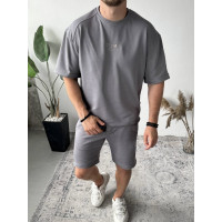 Oversize костюм з вишивкою