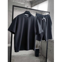Oversize костюм з акцентними смужками
