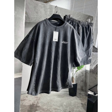 Літній oversize костюм з надписом