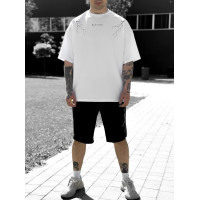 Oversize костюм з принтом