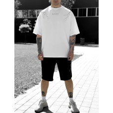 Oversize костюм з принтом