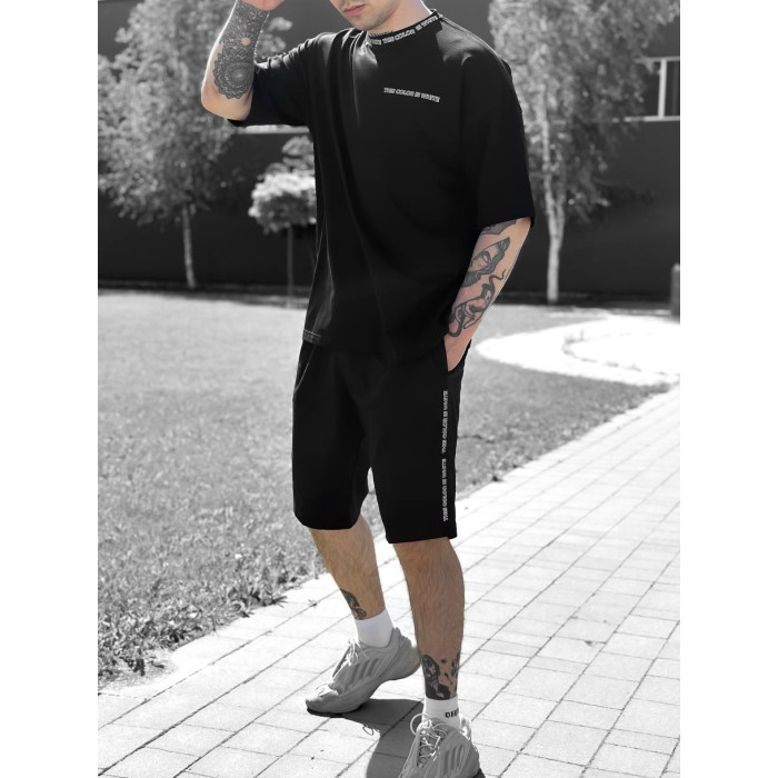 Oversize костюм з надписом