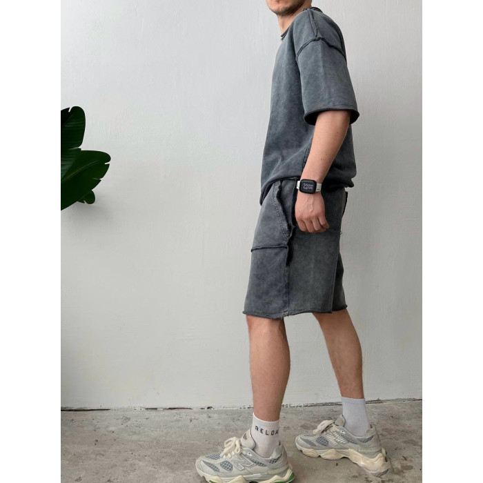 Oversize костюм з акцентними швами