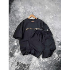 Oversize костюм з принтом