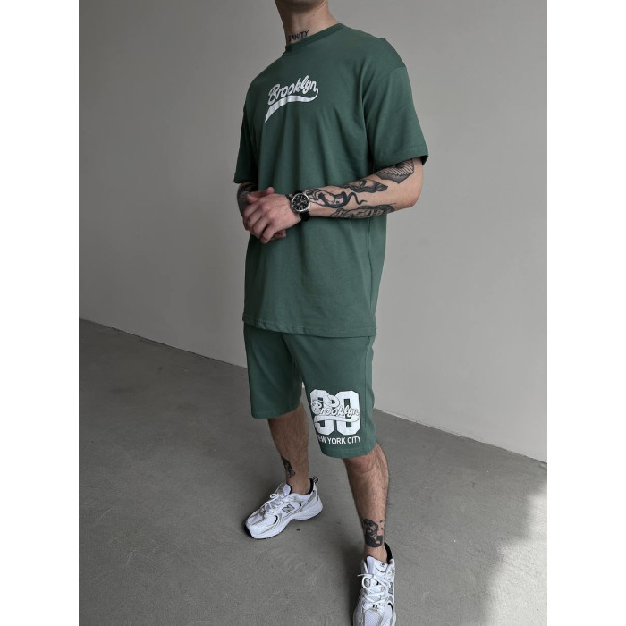 Oversize костюм з принтом