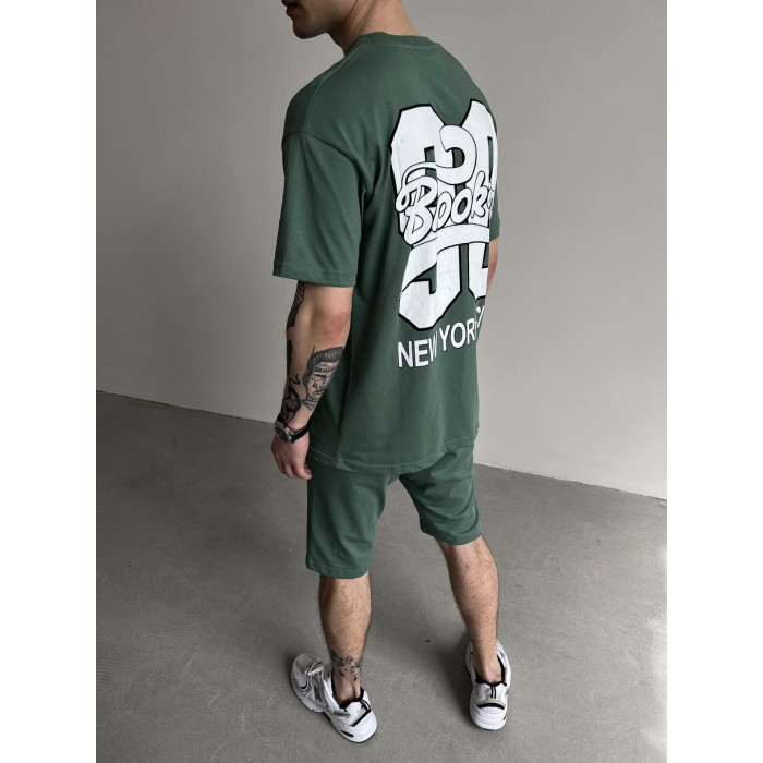 Oversize костюм з принтом