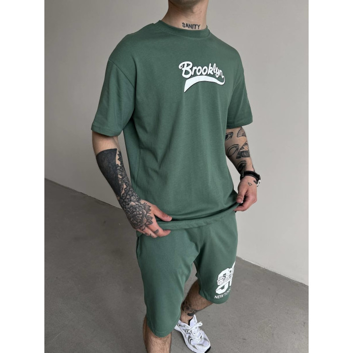 Oversize костюм з принтом
