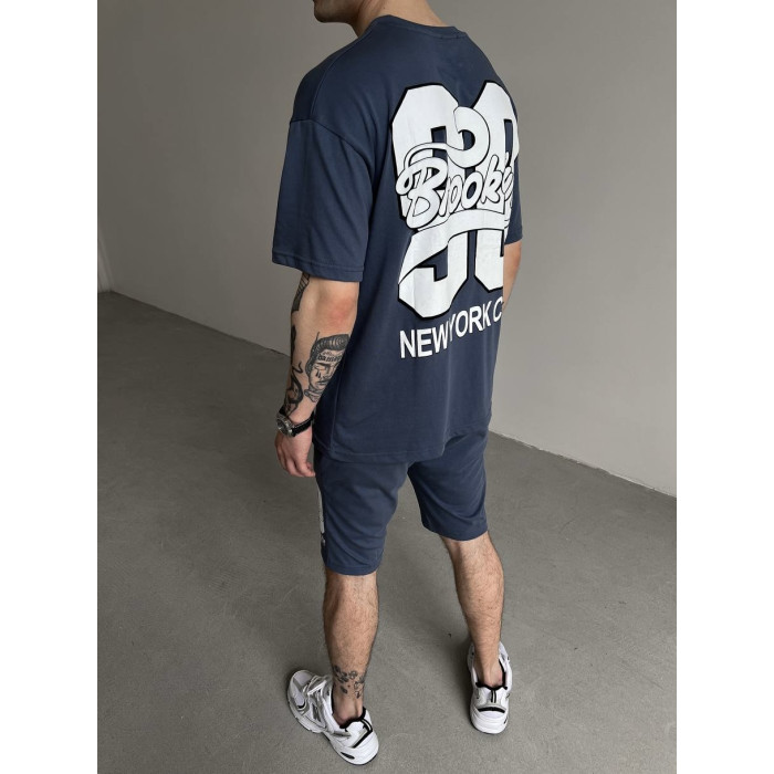 Oversize костюм з принтом